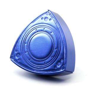 ROTARY13B1 ALUMINIUM ROTOR OIL CAP BLUE ANODIZED 55mm